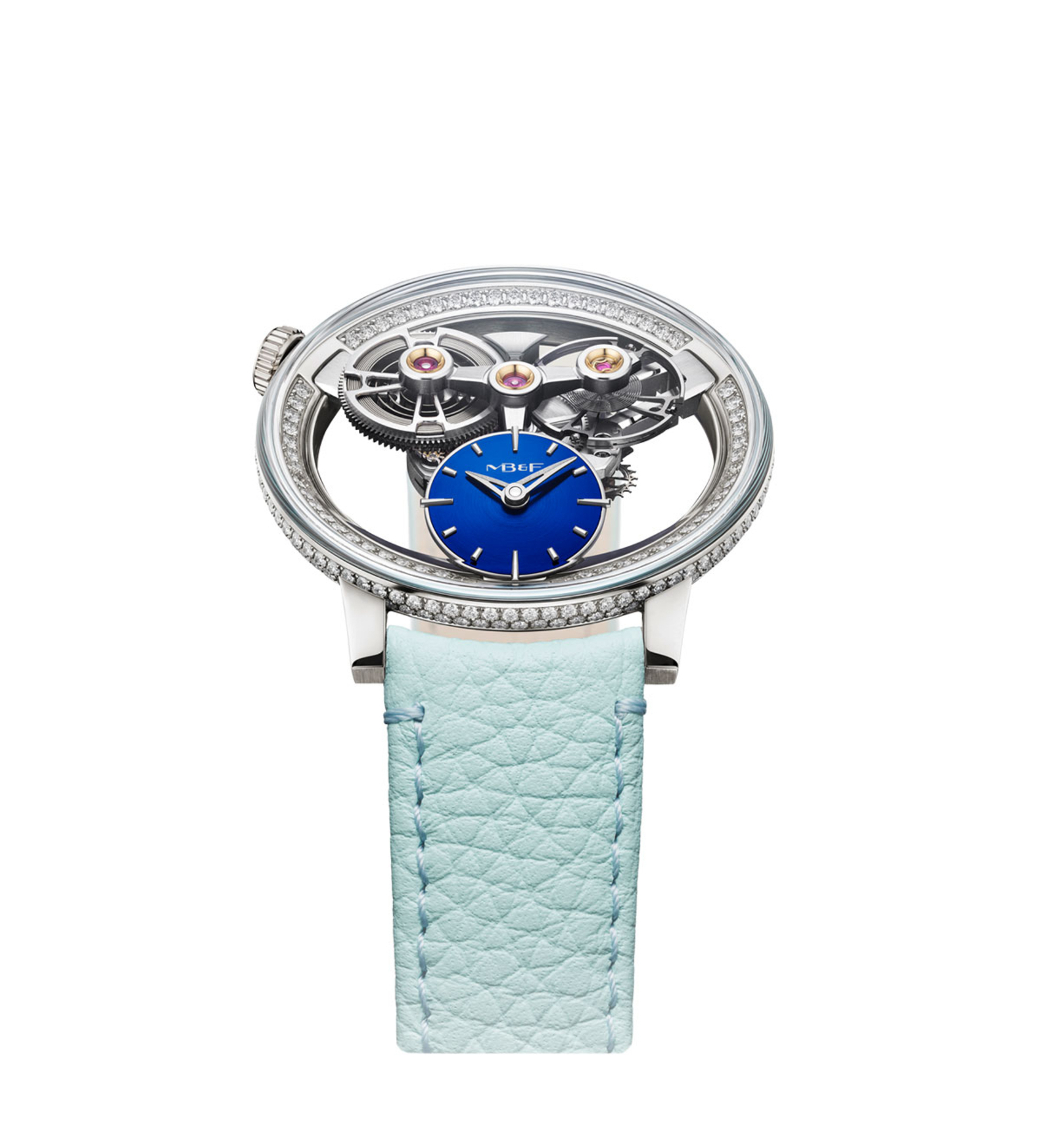 MBandF SP One White Gold Diamond Front