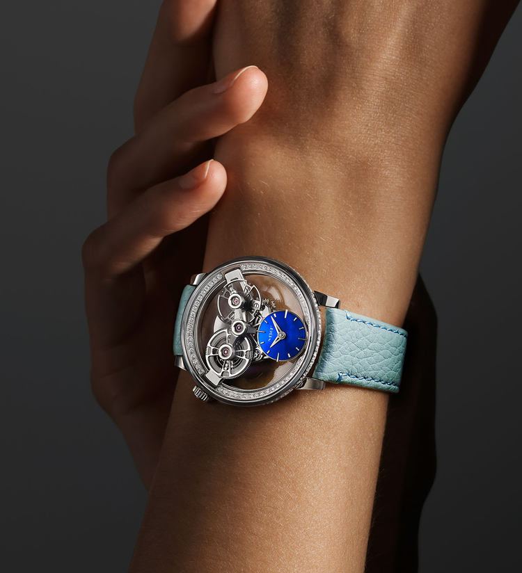 MBandF SP One White Gold Diamond Wristshot