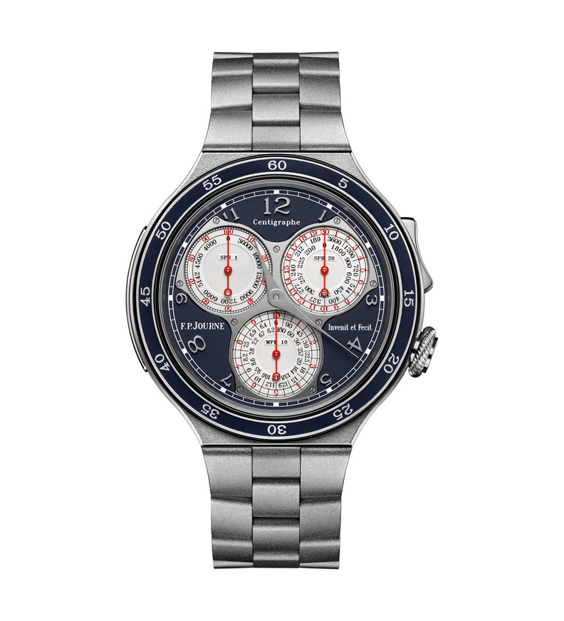 Centigraphe_fpjourne_platinum_blue_dial_front