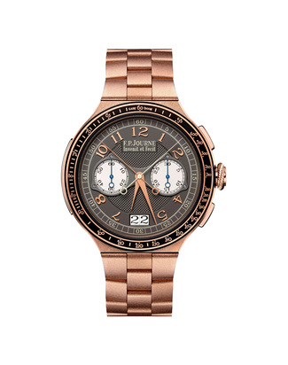 Chronographe_Rattrapante_gold_fpjourne_grey_dial_front