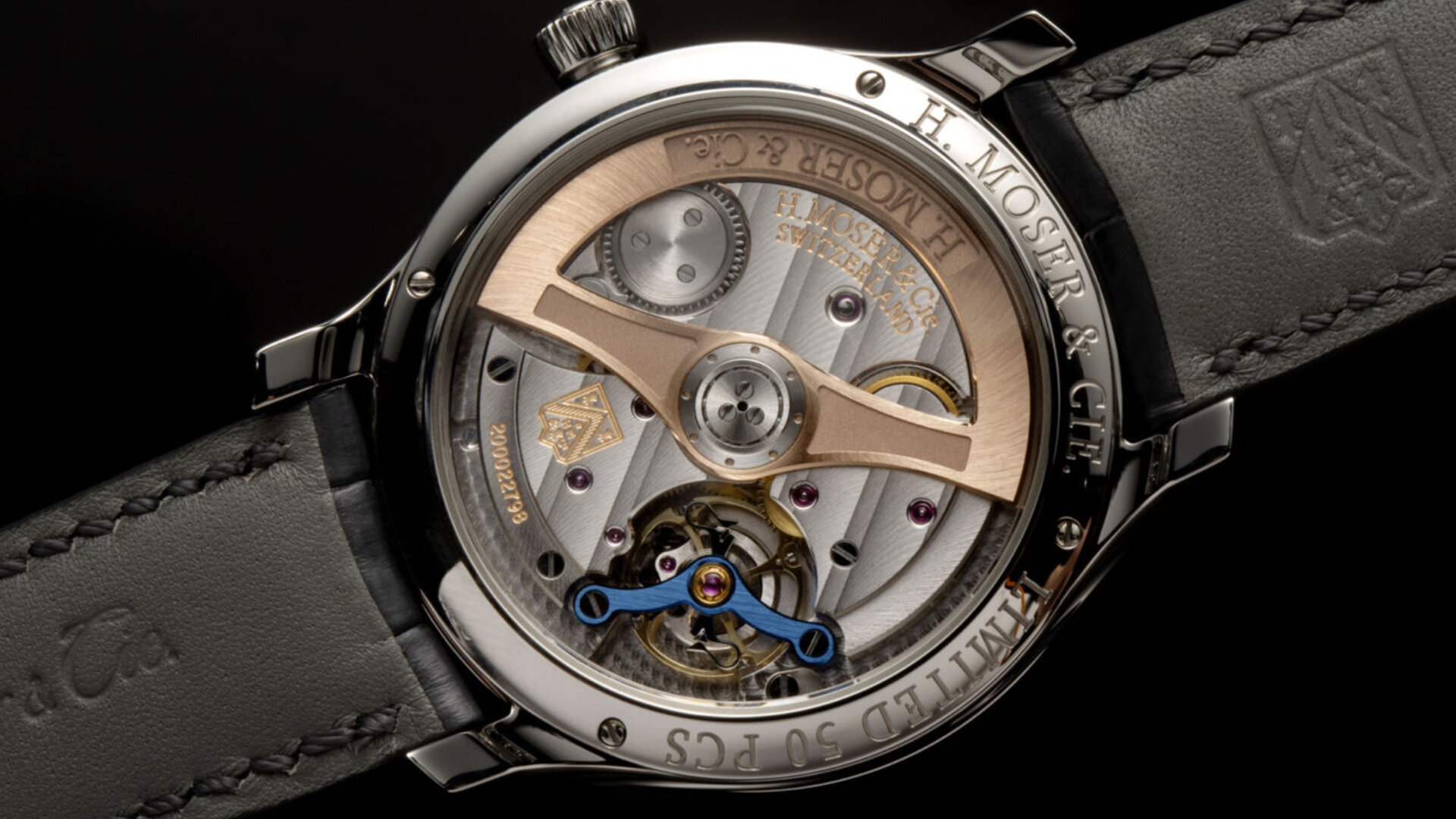 Moser Endeavour watch mechanism