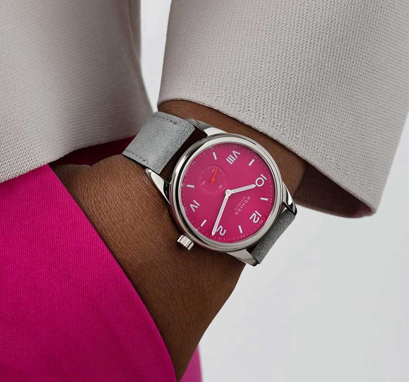 Club Campus 38 Deep Pink - Nomos Glashütte - gmtitalia.com