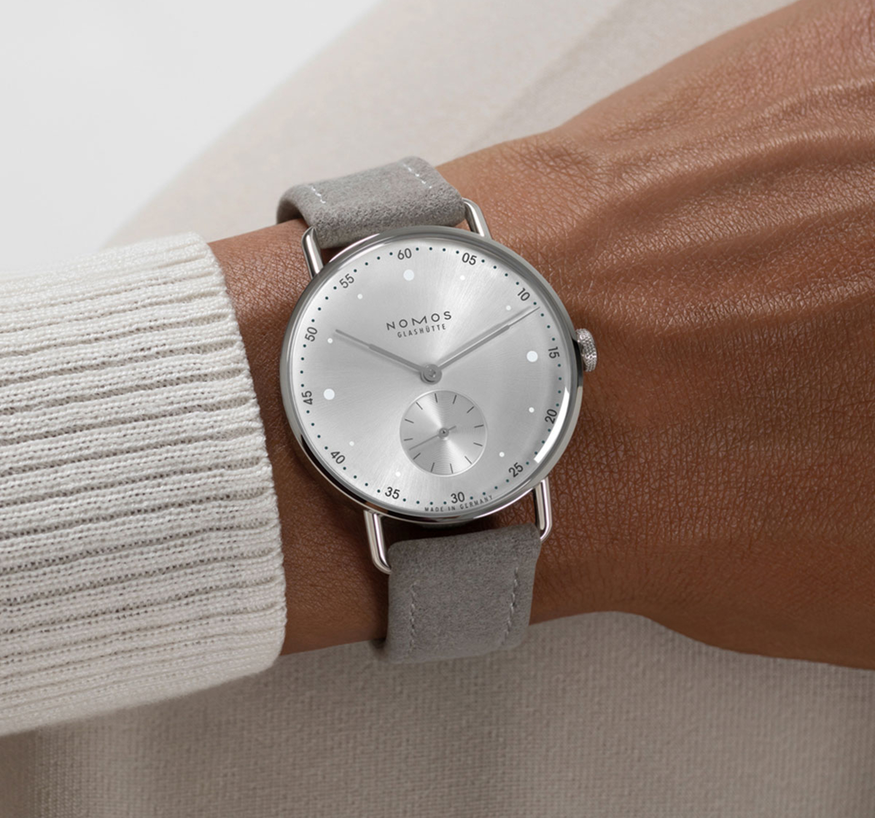 Metro 33 All Silver - Nomos Glashütte - gmtitalia.com