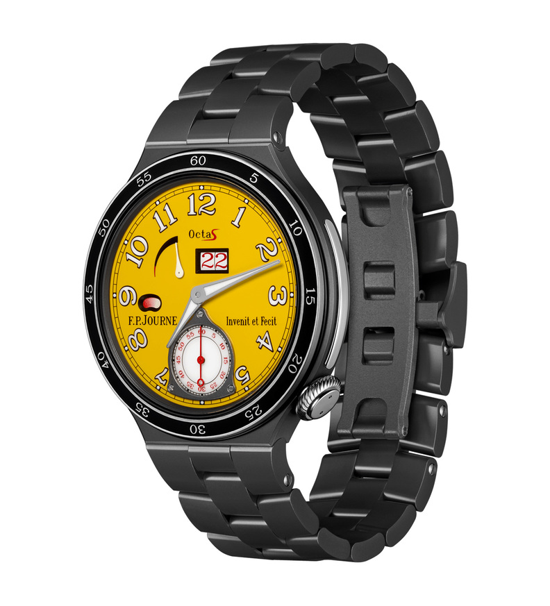 Automatique_Reserve_Titanium_Yellow_dial_watch
