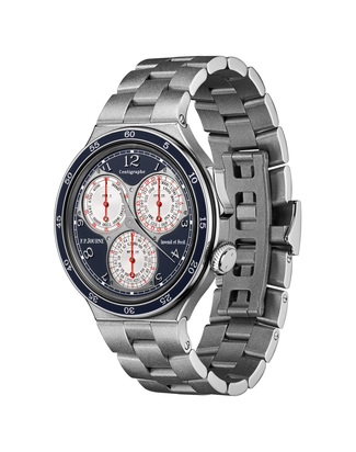 Centigraphe_fpjourne_platinum_blue_dial_watch