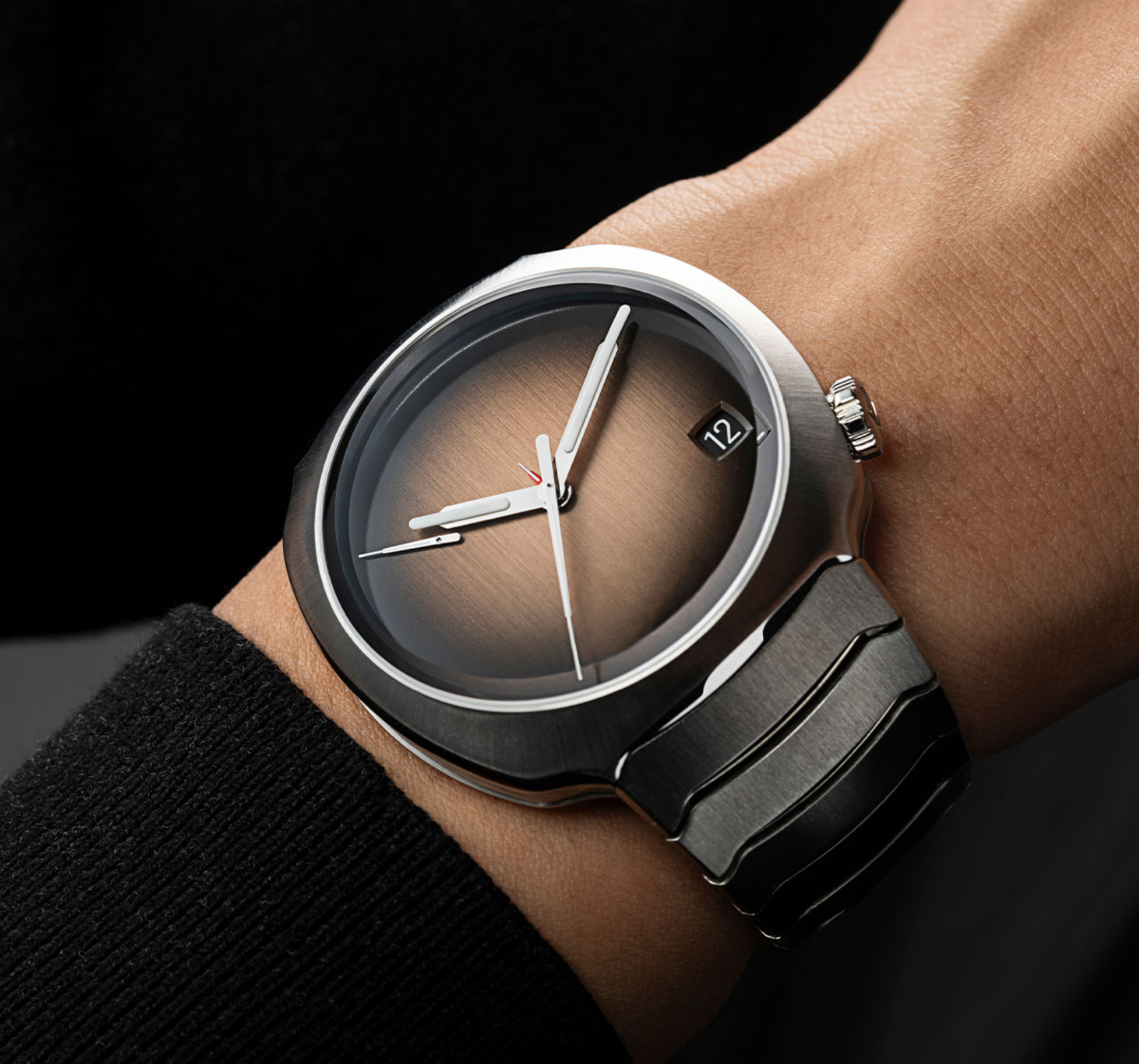 Streamliner Perpetual Calendar Smoked Salmon H Moser Cie