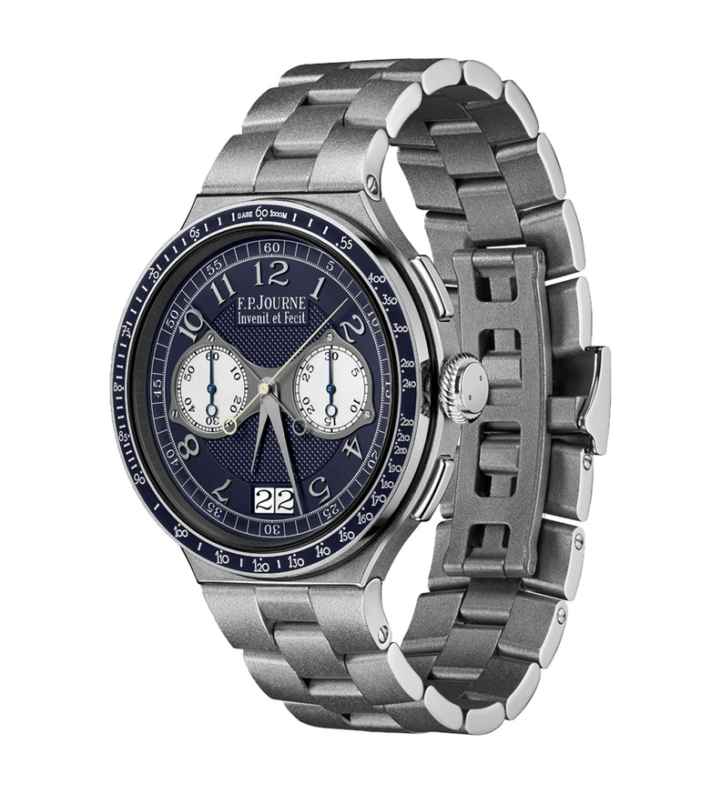 Chronographe_Rattrapante_platinum_fpjourne_blue_dial_watch